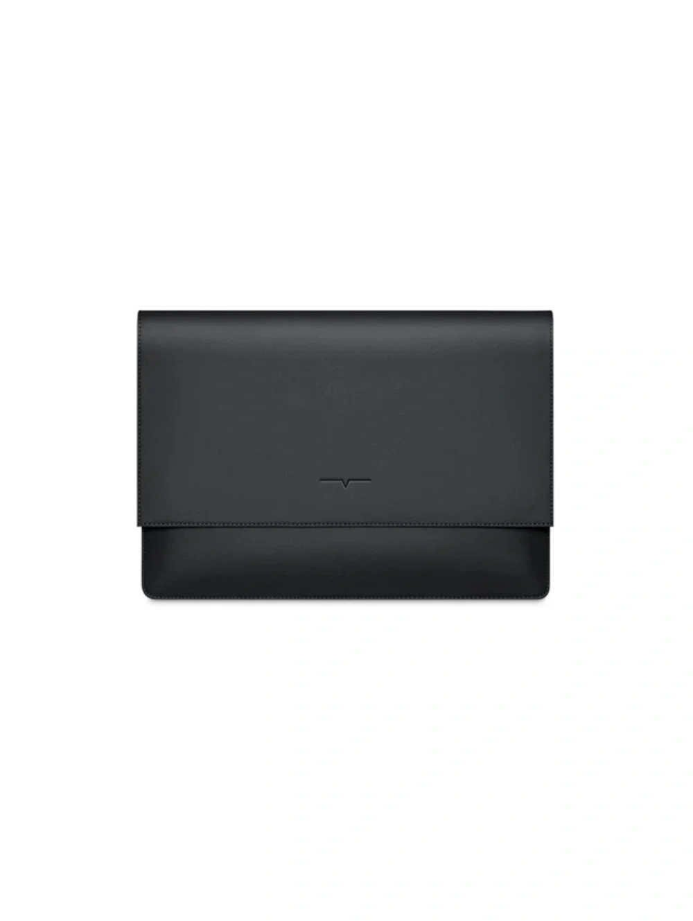 Von Holzhausen The MacBook Portfolio 16” Black Vegan Leather Laptop Sleeve Case
